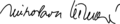 Signature de Miroslava Němcová