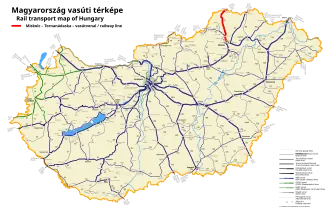 Image illustrative de l’article Ligne de Miskolc à Tornanádaska