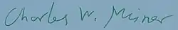 signature de Charles W. Misner