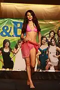 Photographie montrant Miss Nicaragua 2009, Indiana Sánchez