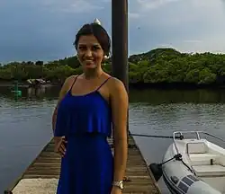 Nastassja Bolívar lors de l'élection Nuestra Belleza Latina 2011.