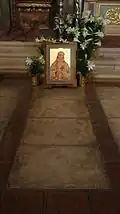 Tombe de Junípero Serra, Mission San Carlos Borromeo, Carmel, Californie.