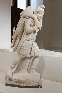 Mithras transportant le taureau.
