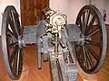 Mitrailleuse, poste de tir, musée du château de Morges, Suisse
