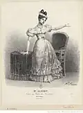 Mme Albert. Artiste au Théâtre des Nouveautés. Rôle de Valentine. Fin du 2ème Acte
