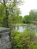 Vue des douves.