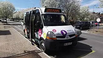 Dietrich Noventis 420, un minibus circulant sur le réseau
