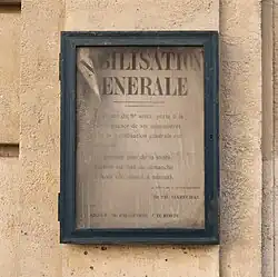 L'affiche actuelle.
