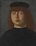 Portrait d'un gentilhomme, tempera et huile sur panneau. 31,1 × 24,8 cm