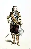 Le chevalier de Rosargue dans Raymond ou Le Secret de la reine de Thomas (1851)
