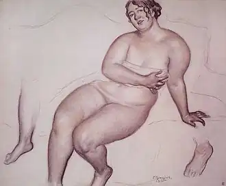Modèle. Jambe droite et pied gauche