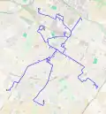 Etat du réseau en 2013 (21 km)