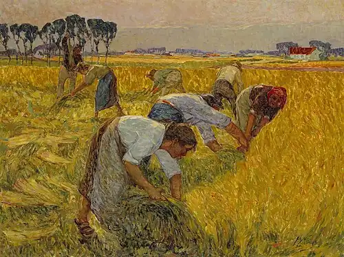 Récolte du lin, 1925Musée de Deinze et du Pays de la Lys