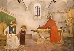 Chapelle espagnole - détail de la fresque de Modesto Faustini.