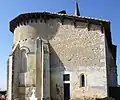 Ajout du collatéral à droite de la nef originelle