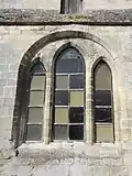 Triplet de la chapelle nord.