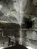Trompe dans un angle du troisième étage.
