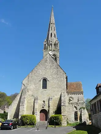 La façade principale.