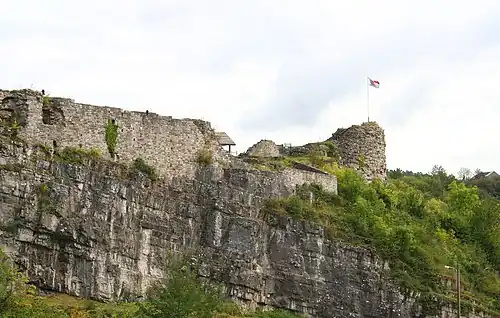 Les ruines du château