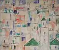 Mohamed Hamri "Tanger" Huile sur toile 30x35 cm