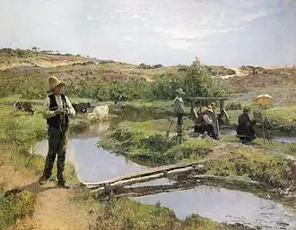 La Campine au mois d'août