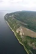 Molodetsky Kurgan, au nord-ouest de la courbe de Samara, en regardant vers l'est