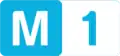 Logo de Moldova 1 de 2016 à 2018.