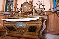 Autel baroque provenant de l'ancienne église de Lalouvesc