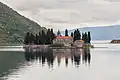 Vue avec les Bouches de Kotor au fond.