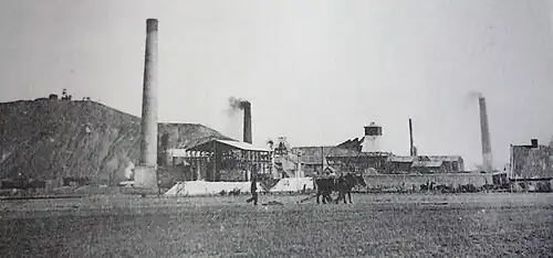 La fosse no&nbsp;1 vers 1905.