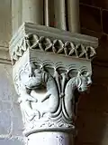 Chapelle de la Vierge, chapiteau côté sud.