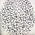 Piet MondrianComposition en ligne, 1916-1917.