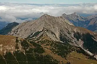 Vue du versant sud.