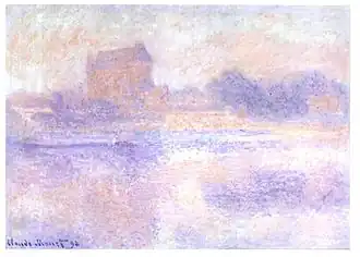 Claude Monet : La collégiale dans la brume (1894)