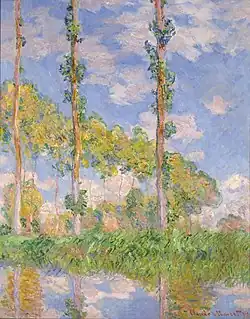 Les Peupliers, sous le soleil