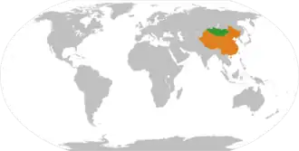 Mongolie et Chine