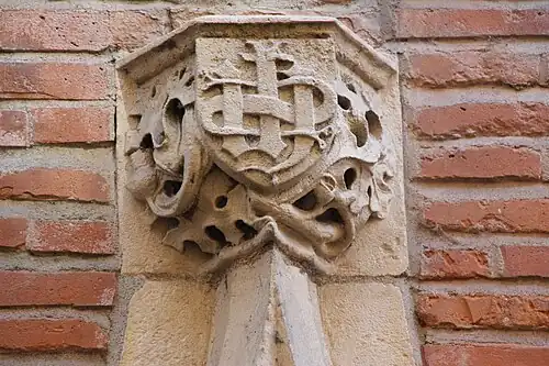 Monogramme du Christ à l'hôtel Delfau.