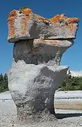 Monolithe sur l'île Quarry