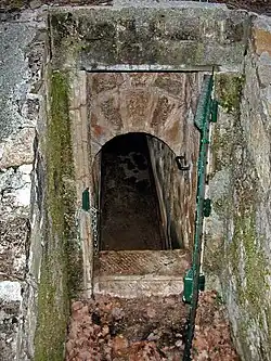 Tunnel du canal Jourdan à San-Peyre : porte d'accès.