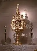 Un ostensoir du XVIIe&nbsp;siècle.