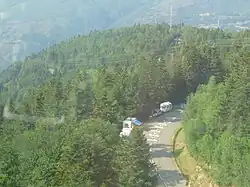 La montée d'Ax 3 Domaines