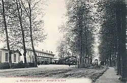 Avenue de la gare, renommée avenue de la Laïcité le 24 novembre 2009