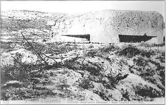 Blockhaus allemand sur le mont Cornillet.