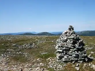 Vue au sommet.