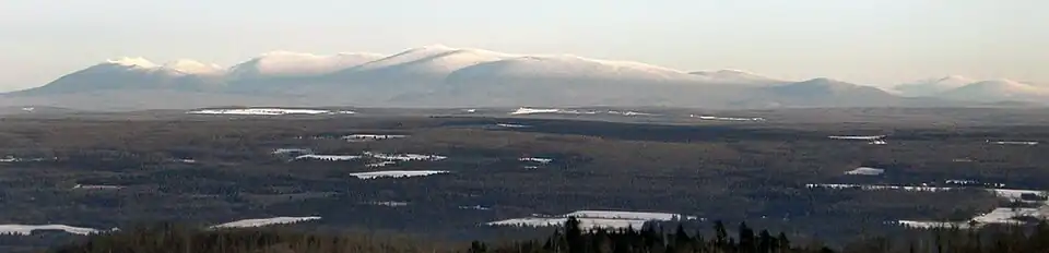 Le mont Mégantic, situé tout près de Lac-Mégantic, à Notre-Dame-des-Bois.