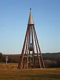 Œuvre monumentale de Daniel NICOD à l'entrée de la ville: Ce que m'a dit le vent d'ouest