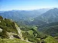 Vallée de la Barousse depuis le mont Sacon.