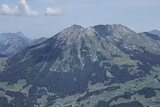 Vue du mont d'Or depuis le Chamossaire.