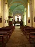 Vue intérieure d'ensemble.
