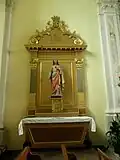 Autel et retable du Sacré-Cœur.